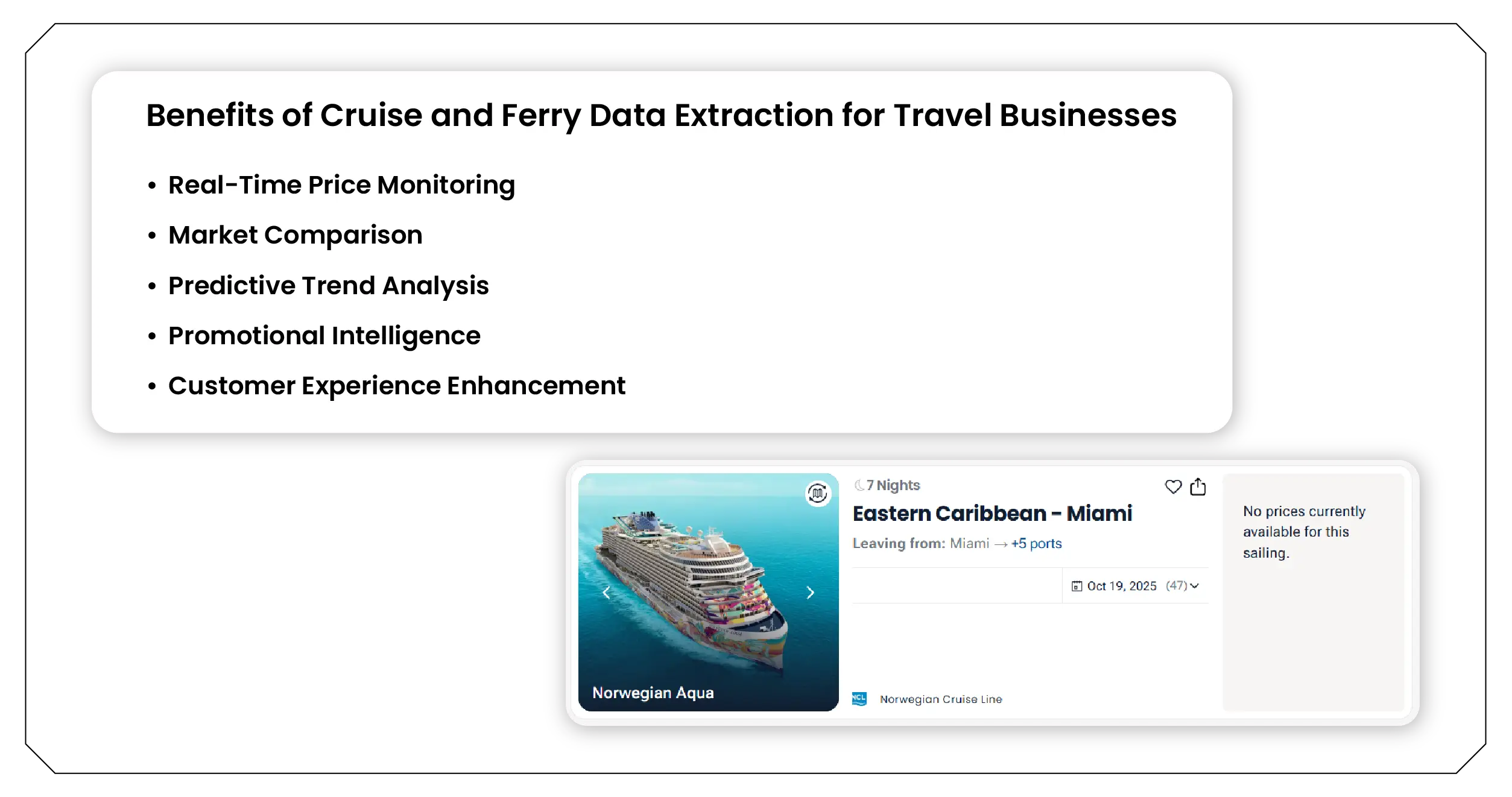 Benefits of Cruise and Ferry Data Extraction for Travel Businesses